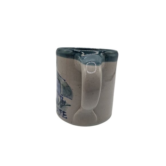 Great Bay Pottery New Hampshire NH Stoneware LG. Coffee Mug/ Moose 2007 Handmade - Picture 9 of 10
